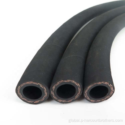 Double Wire Braided Hydraulic Hose 2 layer fibre braid Medium pressure rubber hose SAE 100 R3 Factory